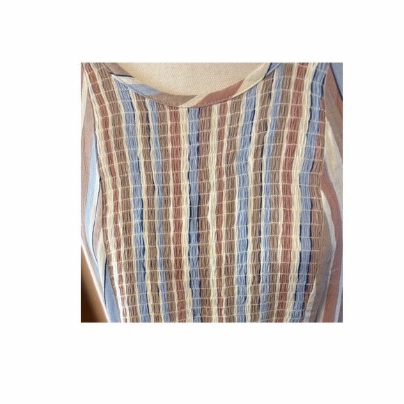 Torrid Crinkle Gauze Striped Tank - Picture 4 of 8